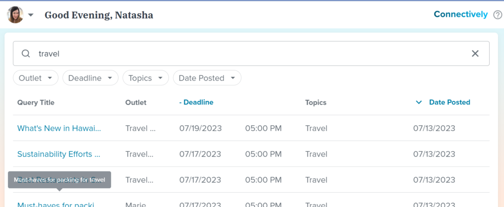 Connectively Travel