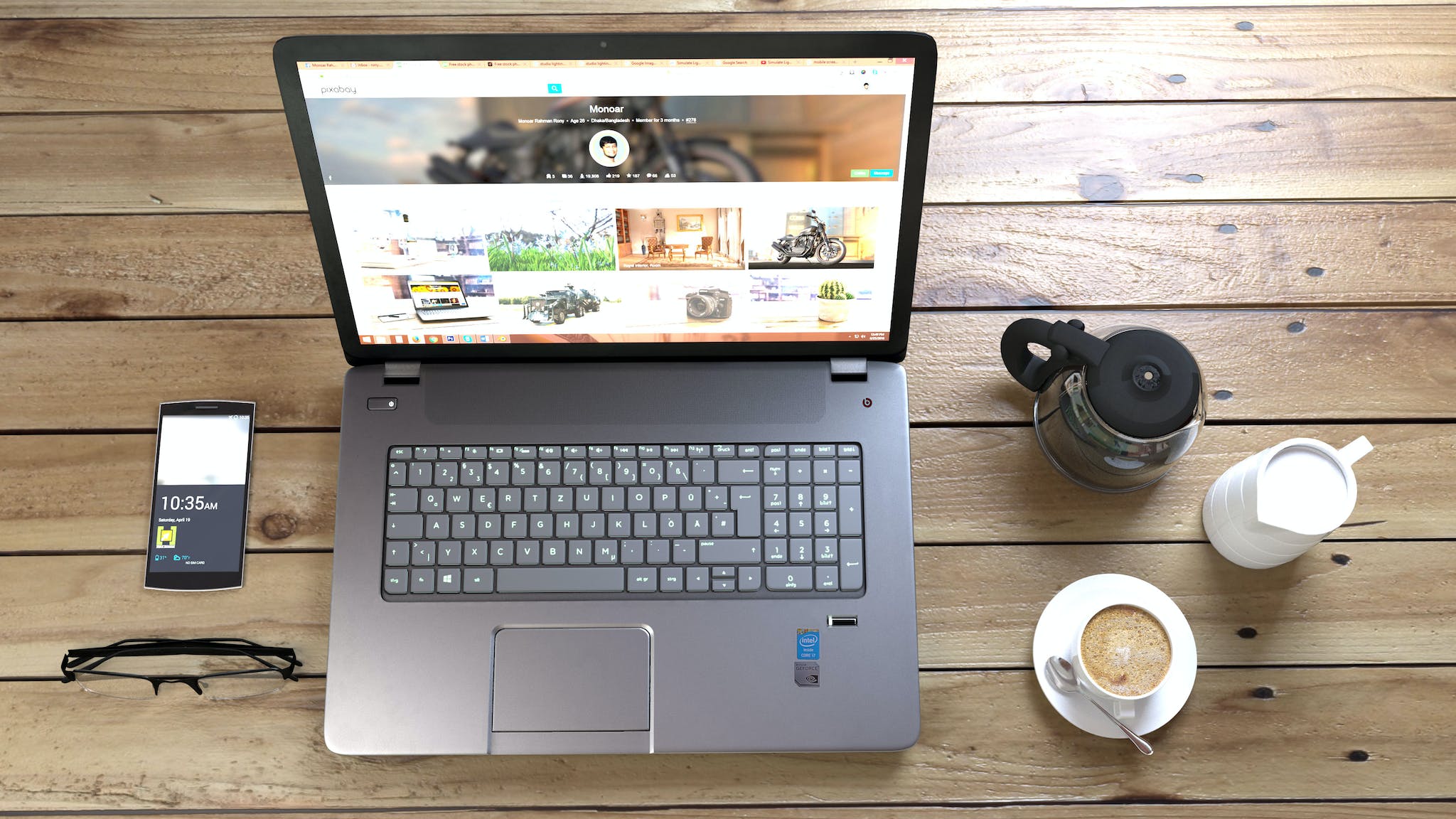 Silver Laptop Next to Coffe Cup Smartphone and Glasses when is the right time to sell a website